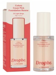 Тональная основа для лица THE SAEM Drop Be Colors Cover Pick Foundation 30мл ( 01 Naturalt Beige)