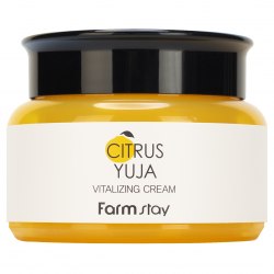 Крем для лица освежающий с экстрактом юдзу FARM STAY With Yuja Extract Cream Farmstay 100гр