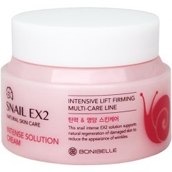 Антивозрастной крем для лица с эффектом лифтинга Enough Bonibelle Snail Ex2 Intense Solution Cream 80мл