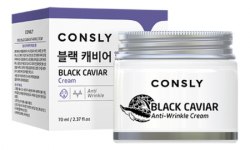 Крем для лица против морщин с экстрактом черной икры CONSLY Black caviar anti-wrinkle cream, 70мл