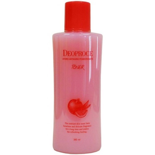Тонер для лица антивозрастной с экстрактом граната DEOPROCE HYDRO ANTIAGING POMERGRANATE TONER 380ML