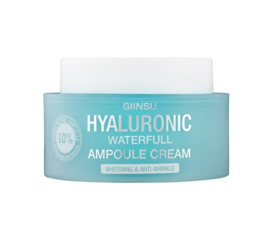 Крем для лица ампульный с гиалуроновой кислотой GIINSU HYALURONIC WATERFULL AMPOULE CREAM 65 мл