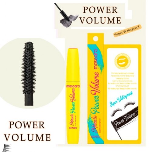 Тушь для ресниц для объема GIINSU MIRACLE POWER VOLUME MASCARA,13гр