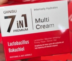 Крем для лица многофункциональный с лактобациллами GIINSU 7IN1 PREMIUM LACTO BAKUCHIOL CREAM,90мл
