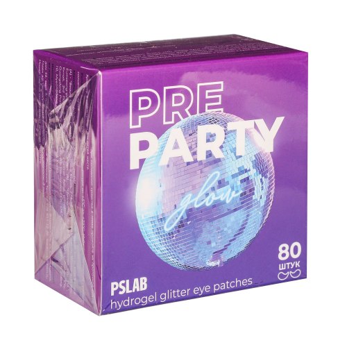 Патчи-глиттер с гиалуроновой кислотой для интенсивного увлажнения PRETTY SKIN Patch Pre party "PSLAB",80шт