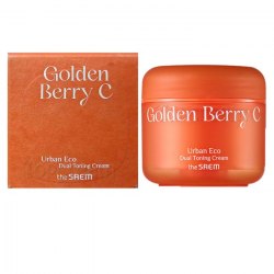 Осветляющий крем от морщин и пигментации (С/Г до 05.2027 г.) THE SAEM Urban Eco Golden Berry C Dual Toning Cream 55мл