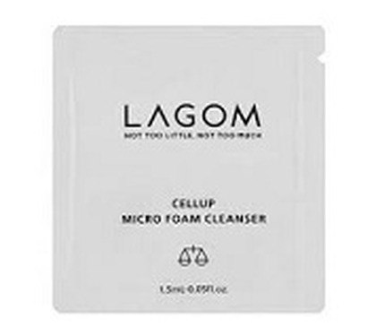 Пенка для лица очищающая деликатная LAGOM CELLUP MICRO FOAM CLEANSER 1.5mL