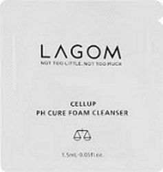 Пенка для лица очищающая слабокислотная (SACHET) LAGOM CELLUP PH CURE FOAM CLEANSER 1.5mL