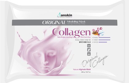 Маска альгинатная с коллагеном укрепляющая ANSKIN Collagen Modeling Mask / Refill 240гр