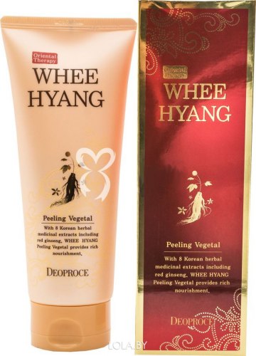 Антивозрастной пилинг для лица с экстрактом женьшеня DEOPROCE Whee Hyang anti-wrinkle Peeling vegetal 170 гр