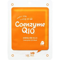 Маска тканевая для лица с коэнзимом MIJIN MJ on Coenzyme Q10 mask pack 22гр