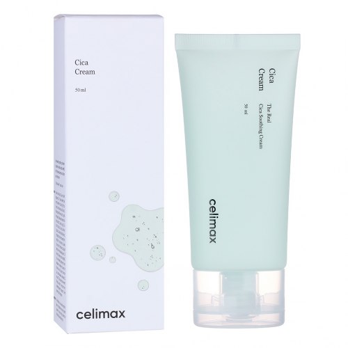 Крем для лица успокаивающий с экстрактом центеллы азиатской CELIMAX The Real Cica Soothing Cream 50мл