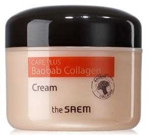 Увлажняющий коллагеновый крем с экстрактом баобаба THE SAEM Care Plus Baobab Collagen Cream 100 мл