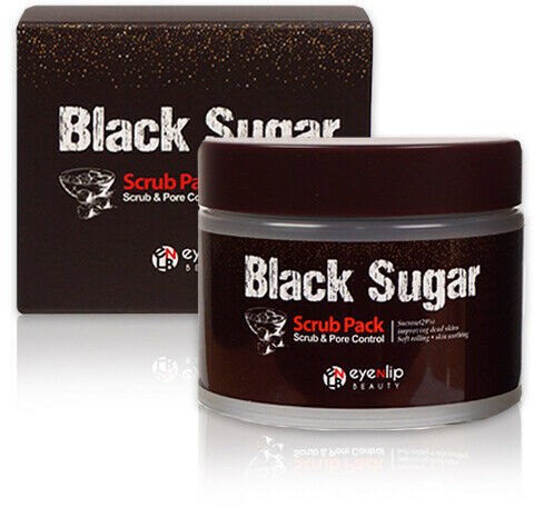 Маска-скраб с черным сахаром EYENLIP Black Sugar Scrub Pack 100 мл