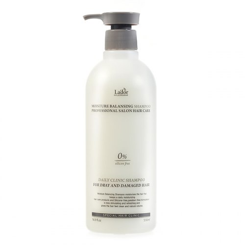 Увлажняющий шампунь для волос без силиконов LA’DOR Moisture Balancing Shampoo 530 ml/100мл