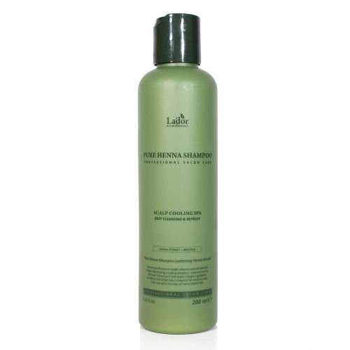 Укрепляющий шампунь с хной LA’DOR Pure Henna Shampoo 200ml