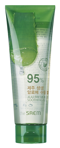 Гель с алоэ универсальный увлажняющий (в тубе) THE SAEM Jeju Fresh Aloe Soothing Gel 95% 250 мл