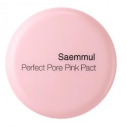 Розовая компактная пудра с каламином для чувствительной кожи THE SAEM Saemmul Perfect Pore Pink Pact 11гр