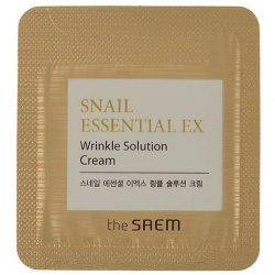 Улиточный крем для борьбы с признаками старения пробники ( 10шт) THE SAEM Snail Essential EX wrinkle solution Cream (1,5*10шт)