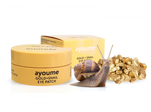 Патчи для глаз AYOUME Ayoume Gold + Snail Eye Patch 60 шт