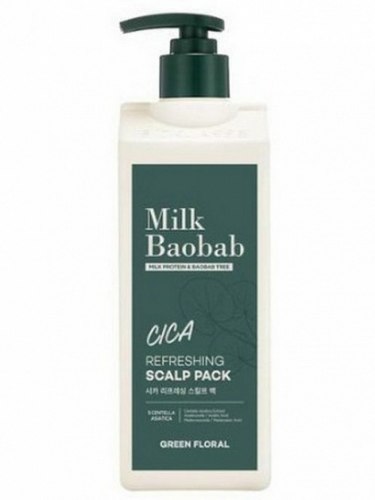Маска для волос с центеллой азиатской Milk Baobab Cica Refreshing Scalp Pack 500ml