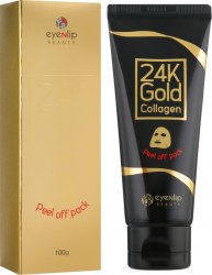 Очищающая маска-пленка для лица с золотом EYENLIP 24K Gold Collagen Peel Off 100г