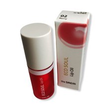 Питательное и увлажняющее масло для губ ягодное THE SAEM Eco Soul Lip Oil 02 Berry