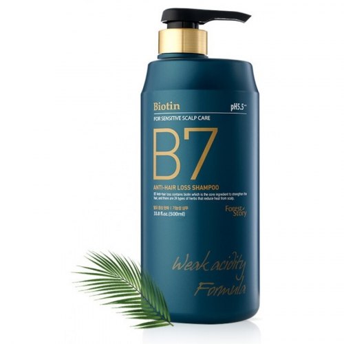 Шампунь для волос против выпадения с биотином WELCOS Forest Story B7 Anti-Hair Loss Shampoo