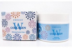Крем для лица осветляющий с коллагеном Enough W COLLAGEN Whitening Cream Premium 50мл