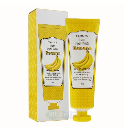 Крем для рук с экстрактом банана FARM STAY I Am Real Fruit Banana Hand Cream 100мл