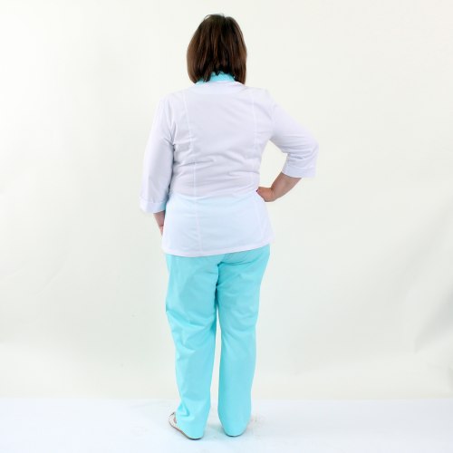 Женский медицинский костюм FormOK Avrora голубой