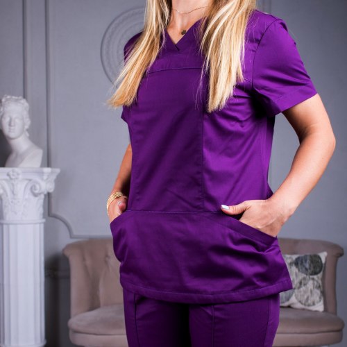 Женский медицинский костюм FormOK Avicenna фиолетовый