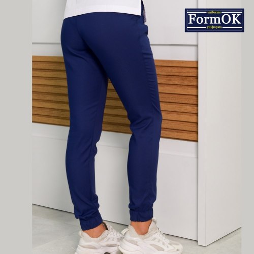 Женские медицинские штаны FormOK Асия белые