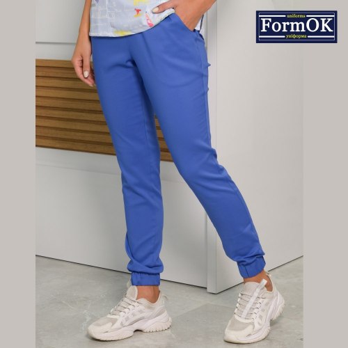Женские медицинские штаны FormOK Асия белые