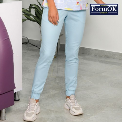 Женские медицинские штаны FormOK Асия электрик
