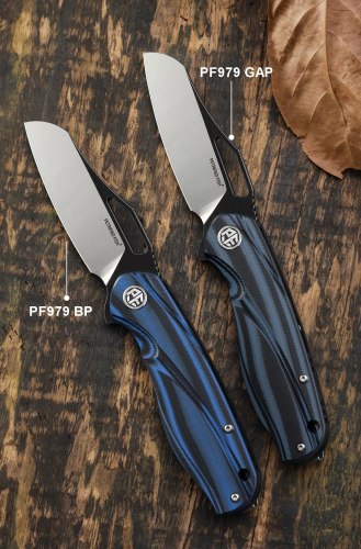 Нож Petrified Fish PF979 Blue