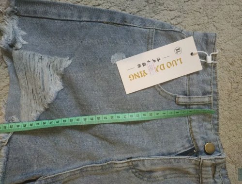 Шорты джинсовые с высокой талией no brand