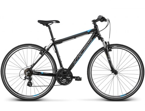 Велосипед Kross Evado 2.0 (черный/синий, 2019)