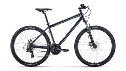 Велосипед Forward SPORTING 27,5 2.0 Disc (серый/ черный)