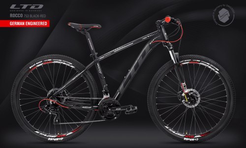Велосипед LTD Rocco 753 Black-Red 27.5" (2021)