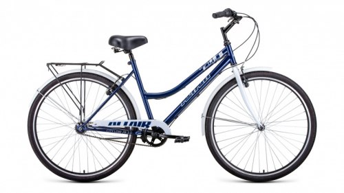 Велосипед Altair City 28 Low 3.0 (19, синий/белый, 2021)