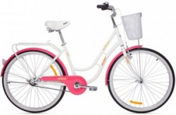 Велосипед Aist Avenue 1.0 (белый-розовый)