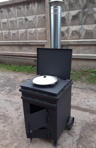 Печь для сжигания мусора Уголек 270 (4мм) (Pionehr)