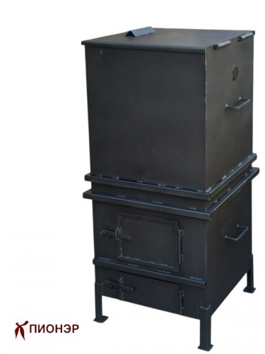 Печь для сжигания садового мусора Уголек 450 разборная (сталь 4 мм). (Pionehr)