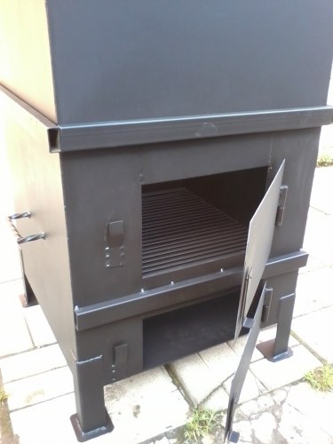 Печь для сжигания садового мусора "Уголек 450" разборная (сталь 3 мм). (Pionehr)