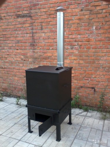 Печь для сжигания садового мусора "Уголек" 325л (3 мм) (Pionehr)