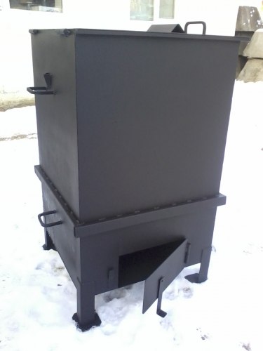 Печь для сжигания садового мусора "Уголек" 325л (3 мм) (Pionehr)