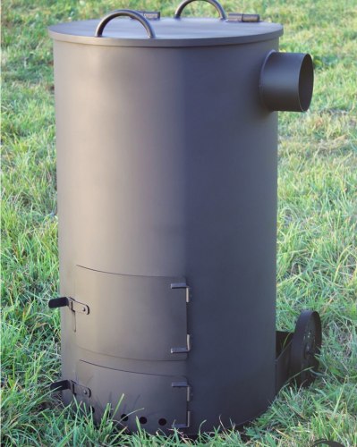 Печь - бочка для сжигания мусора "Смуглянка" 250 (3 мм)