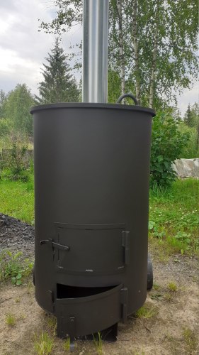 Печь - бочка для сжигания мусора "Смуглянка" 240 (3 мм)