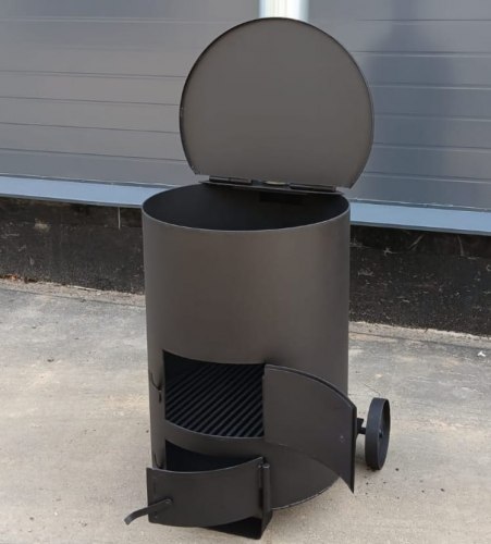 Печь - бочка для сжигания мусора Смуглянка 200 (3 мм) (Pionehr)